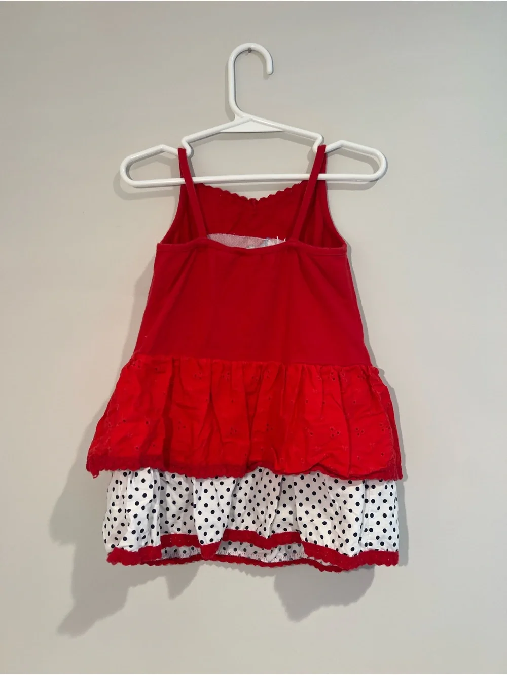 Red White & Pooh Toddler Dress Patriotic Y2K 3T